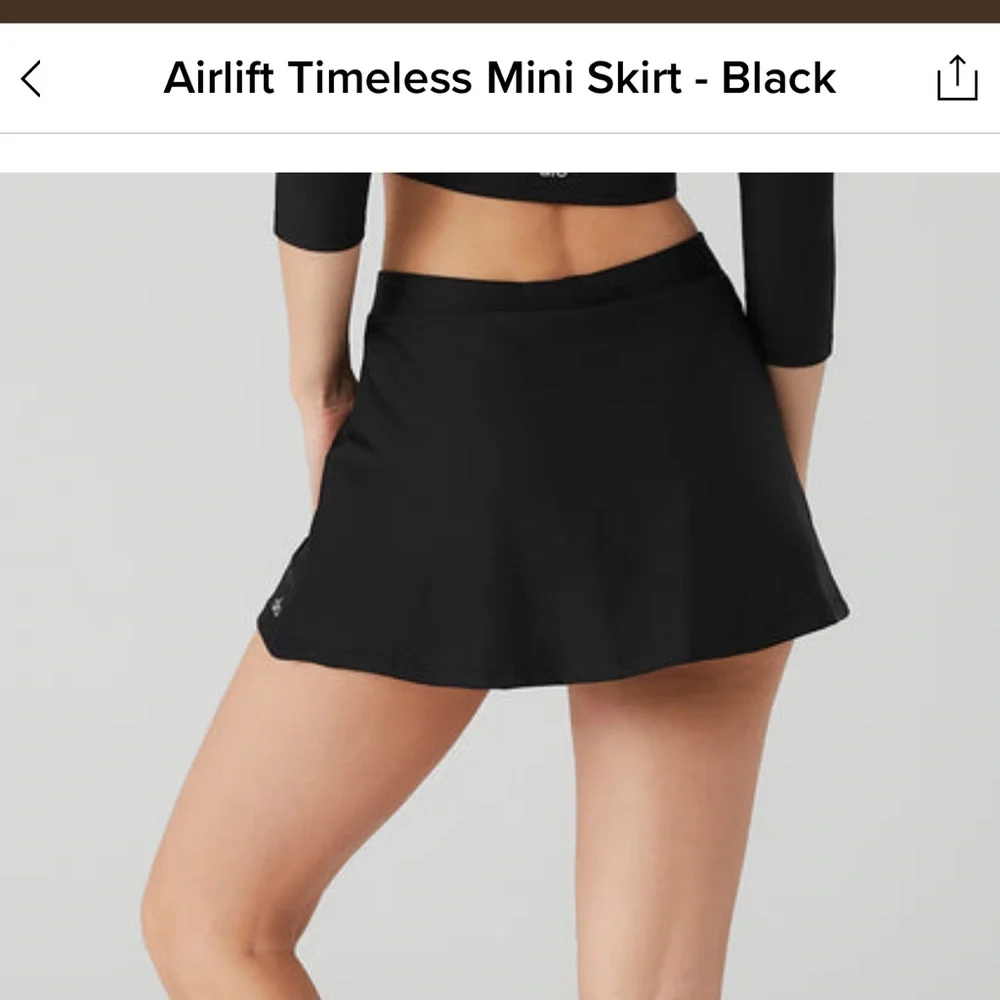 Alo Airlift Timeless Yoga Mini Skirt / Skort